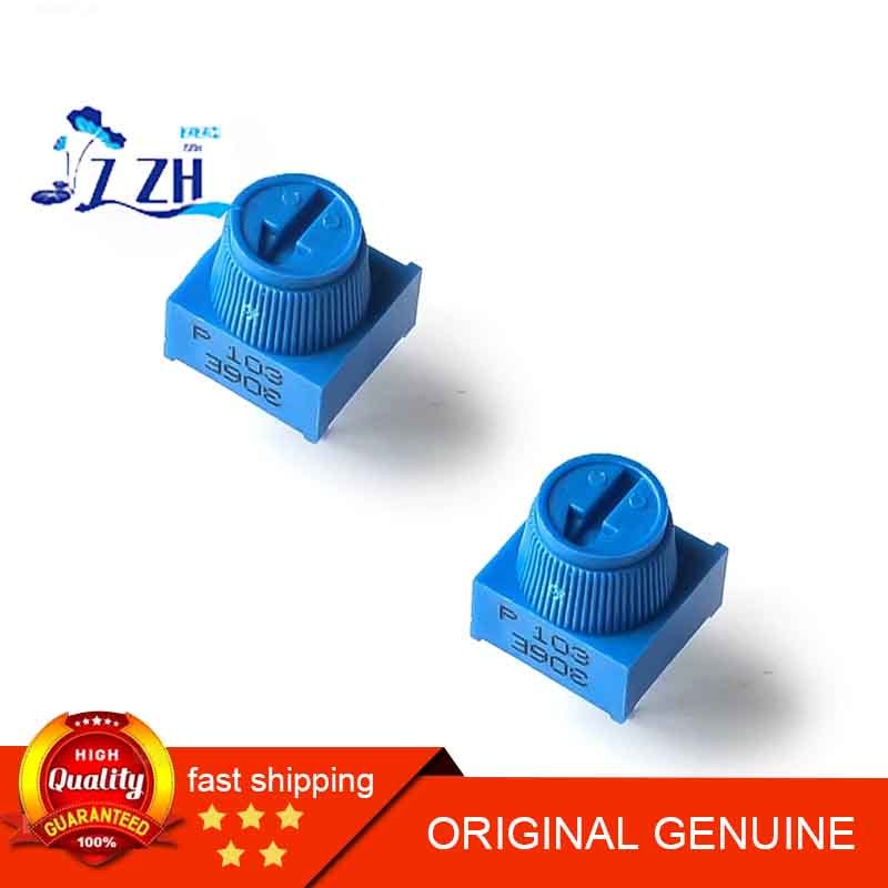 ปรับ Potentiometer3386P-1-103 ปรับด้านบนพร้อมหมวก 10K Precision ปรับ Potentiometer In-Line การคุ้มคร