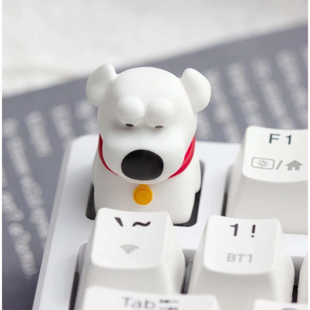 Family Guy - Brian Griffin Artisan Keycap ปุ่มกดคีย์บอร์ดสร้างสรรค์ส่วนบุคคลเดี่ยว