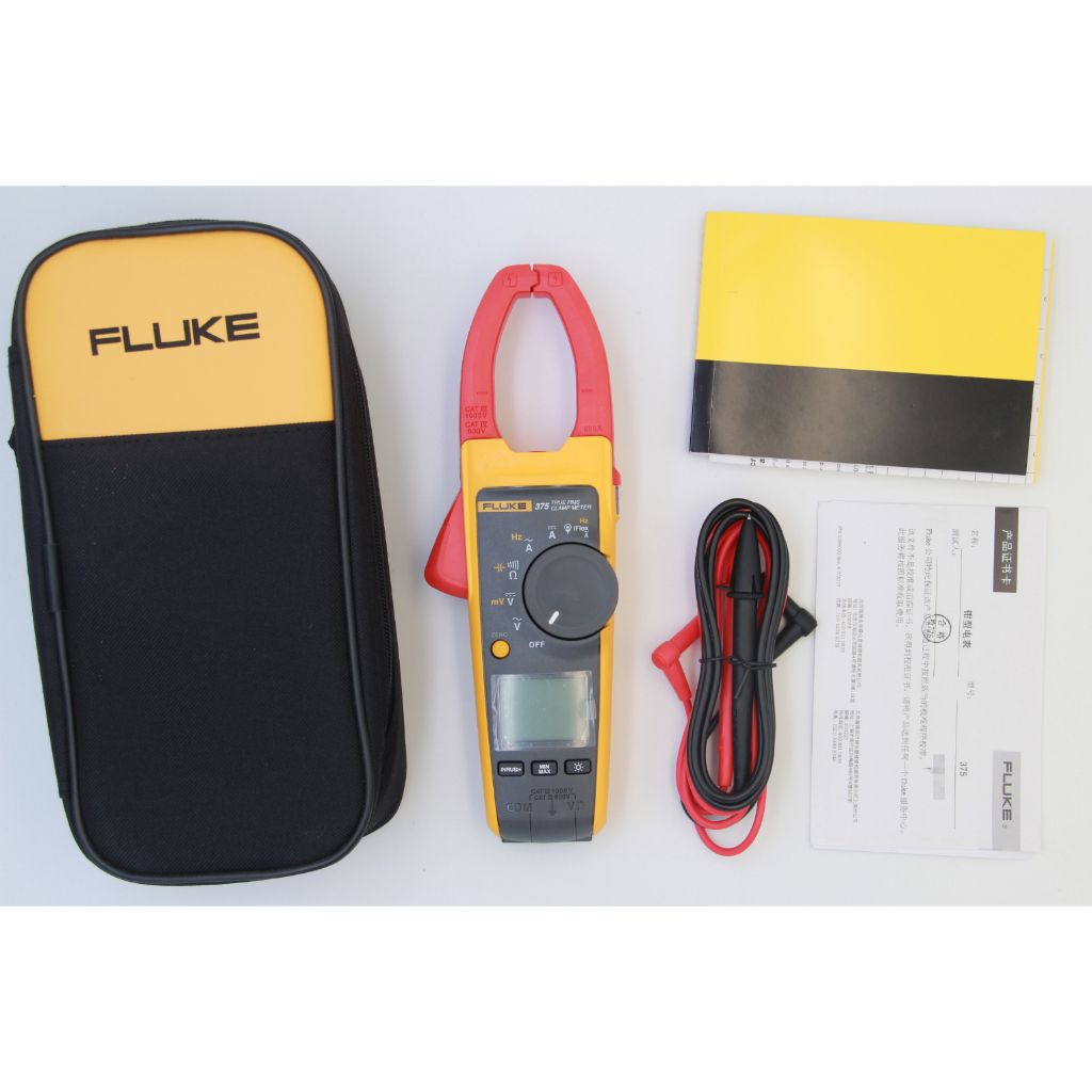 Fluke 374 Fluke 375 True RMS แคลมป์มิเตอร์ AC/DC F374 F375