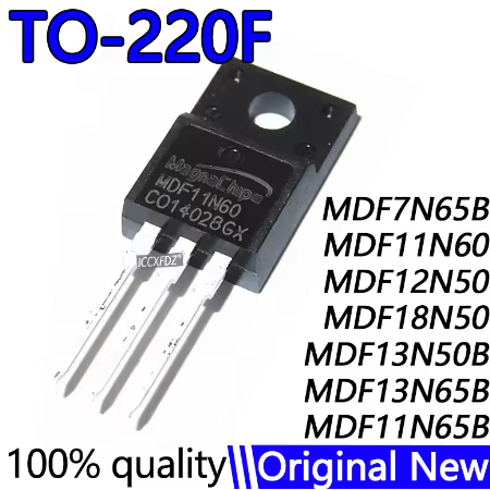 1-5PCS MDF7N65B TO-220F MDF11N60 MDF11N65B MDF12N50 MDF13N50B MDF13N65B MDF18N50 7N65 11N60 11N60 11
