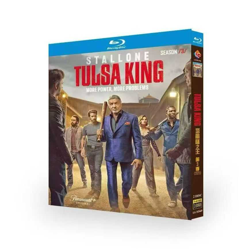 Blu-ray BD American Crime/King of Tulsa King Season 3 Tulsa King Season 3 (2025) Sylvester Stallone 