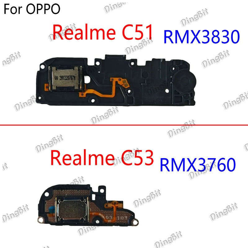 ลําโพงเสียงดัง Buzzer Ringer Flex Replacement สําหรับ Realme C51 C53 RMX3830 RMX3760