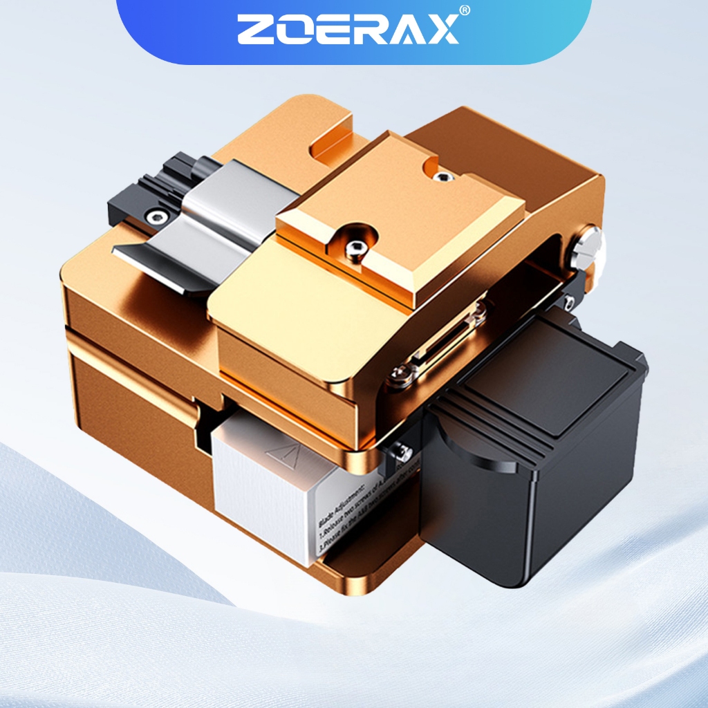ZoeRax Fiber Optic Cleaver Light Optical Fiber Fusion Splicer มีดตัดความแม่นยําสูงเครื่องตัด 16 พื้น