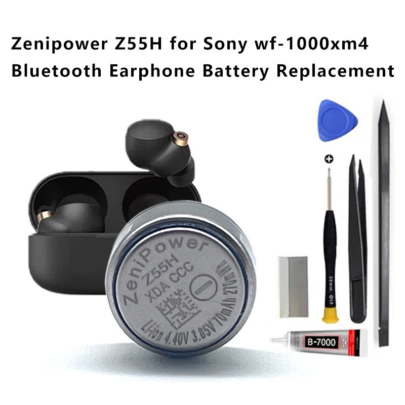 ใหม่ ZeniPower Z55 Z55H เปลี่ยน cp1254 สําหรับ Sony WF-1000XM3 WF-1000XM4