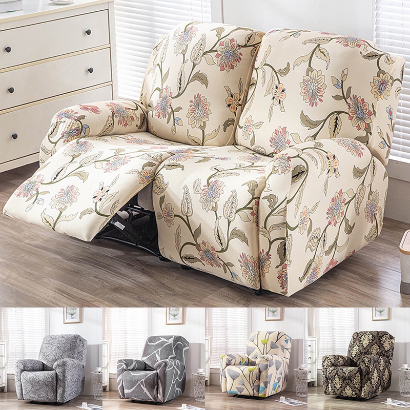 1/2/3-Seater Recliner ผ้าคลุมโซฟายืดหยุ่นเก้าอี้ป้องกันเฟอร์นิเจอร์ Lazy Boy Relax Slipcover