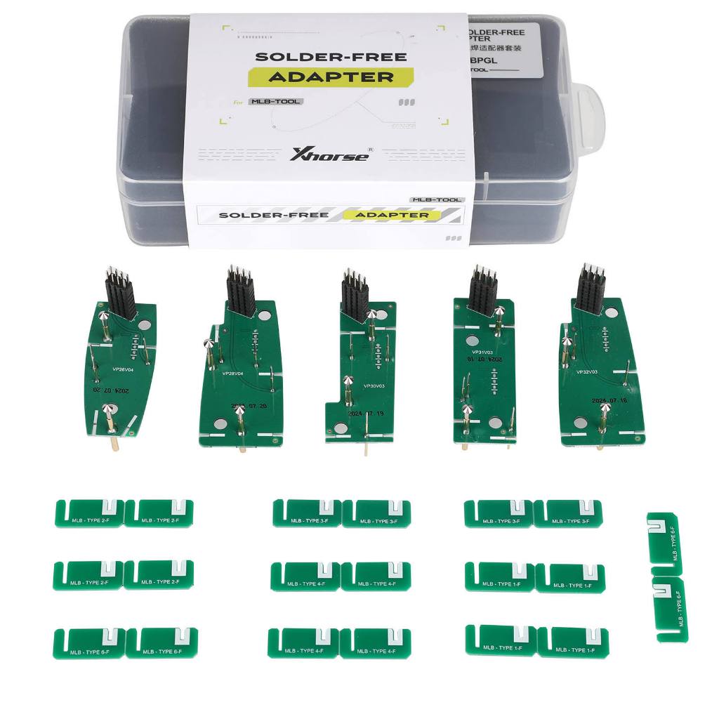 Xhorse XDMLBPGL MLB เครื่องมืออะแดปเตอร์ปราศจากบัดกรีทํางานร่วมกับเครื่องมือ MLB สําหรับเครื่องมือกุ