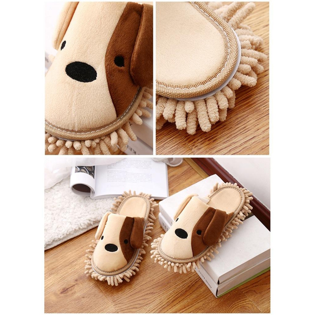 【NANA】รองเท้าแตะ ไม้ถูพื้น ทําความสะอาดฝุ่น สําหรับบ้าน รองเท้าแตะทำความสะอาดพื้นสำหรับคนขี้เกียจ รองเท้าแตะในร่ม - รูปที่ 7