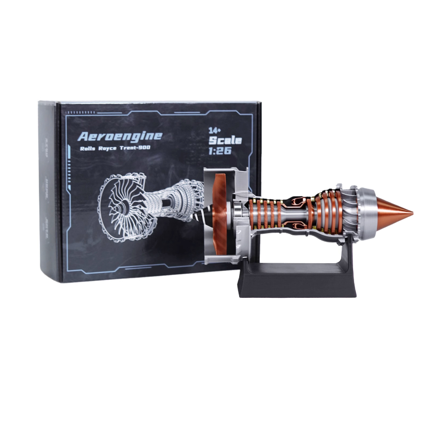 AO38 TR900 เครื่องบิน Turbofan เครื่องยนต์ไฟฟ้าจําลอง Jet Turbojet เครื่องยนต์ DIY ชุดของเล่นเครื่อง