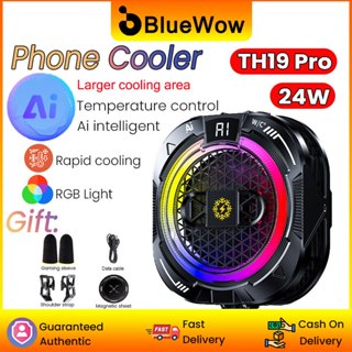 BlueWow TH19Pro 24W Magnetic Phone Cooler Al อัจฉริยะควบคุมอ…