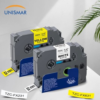 เทป ID ยืดหยุ่น 6-24 มม.สําหรับ Brother เทปฉลาก TZe-231 tze1…