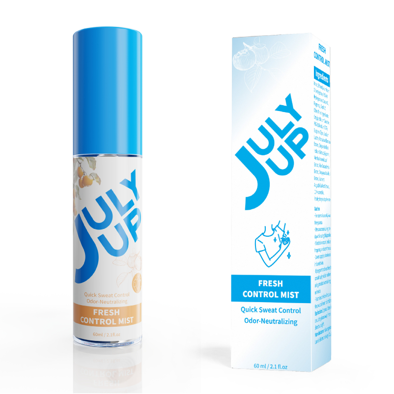 JulyUp Fresh Control Mist Odor & Sweat Control Spray,JulyUp 24h สเปรย์ระงับกลิ่นกาย | ควบคุมเหงื่อขาใต้วงแขน | ฆ่าเชื้อ99.99% | No Allergies 60ml