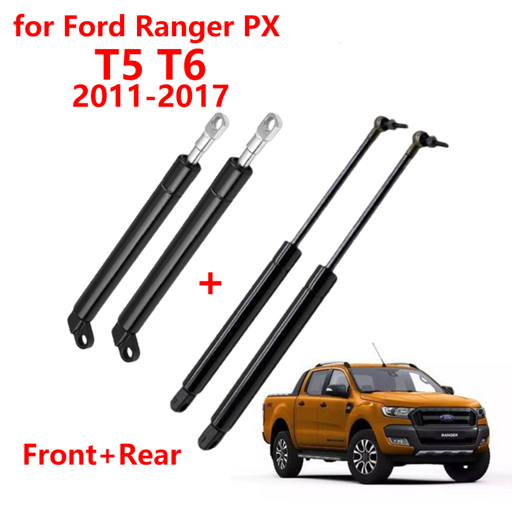 สําหรับ Ford Ranger PX XL XLT T5 T6 2011-2017 ด้านหน้าเครื่องยนต์ Hood ด้านหลัง Boot Tailgate แก๊สสป