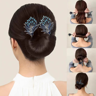 แปรงจัดสไตล์ผมคริสตัลนกยูง สำหรับงานแต่งงานและความสวยงามของก…