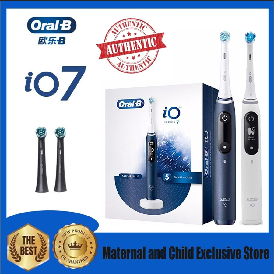 Oral-B iO7 แปรงสีฟันไฟฟ้าอัจฉริยะ ชุดทําความสะอาดโซนิคภาพอัจฉริยะ