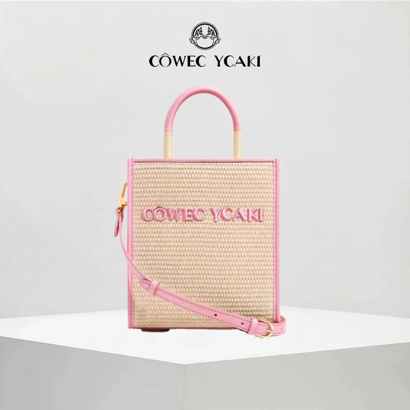 COWEC YCAKI สะพาย ผญ กระเป๋าสะพายข้างผู้หญิง กระเป๋าคล้องบ่ามิวสิกแท็บ  แบบโทตขนาดเล็ก สำหรับสไตล์เฉพาะเจาะจง