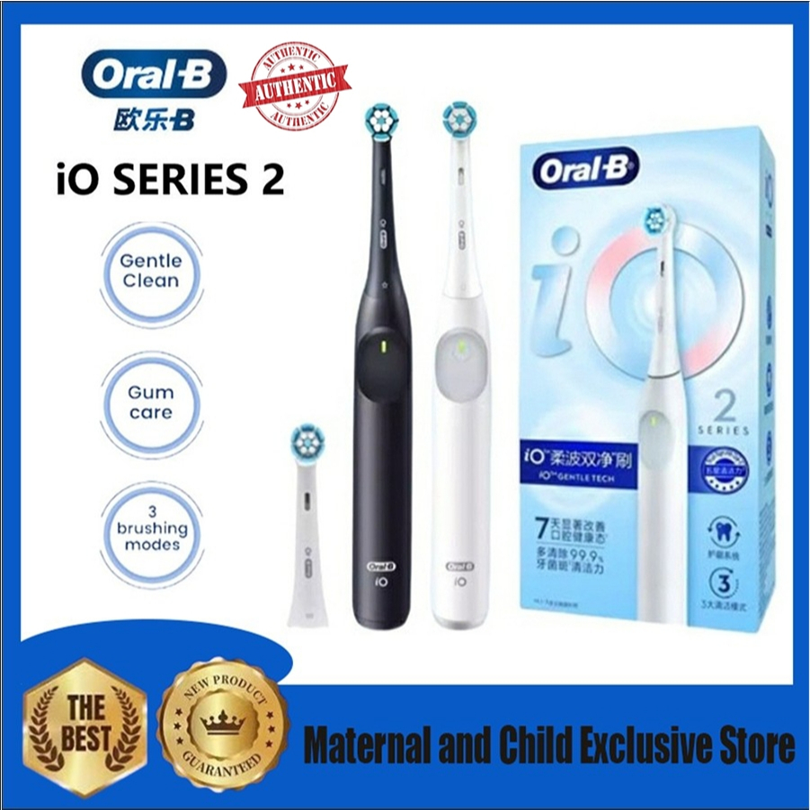Oral B io2 Adult Electric Toothbrush Inductive Charging Soft Hair Waterproof Electric Toothbrush