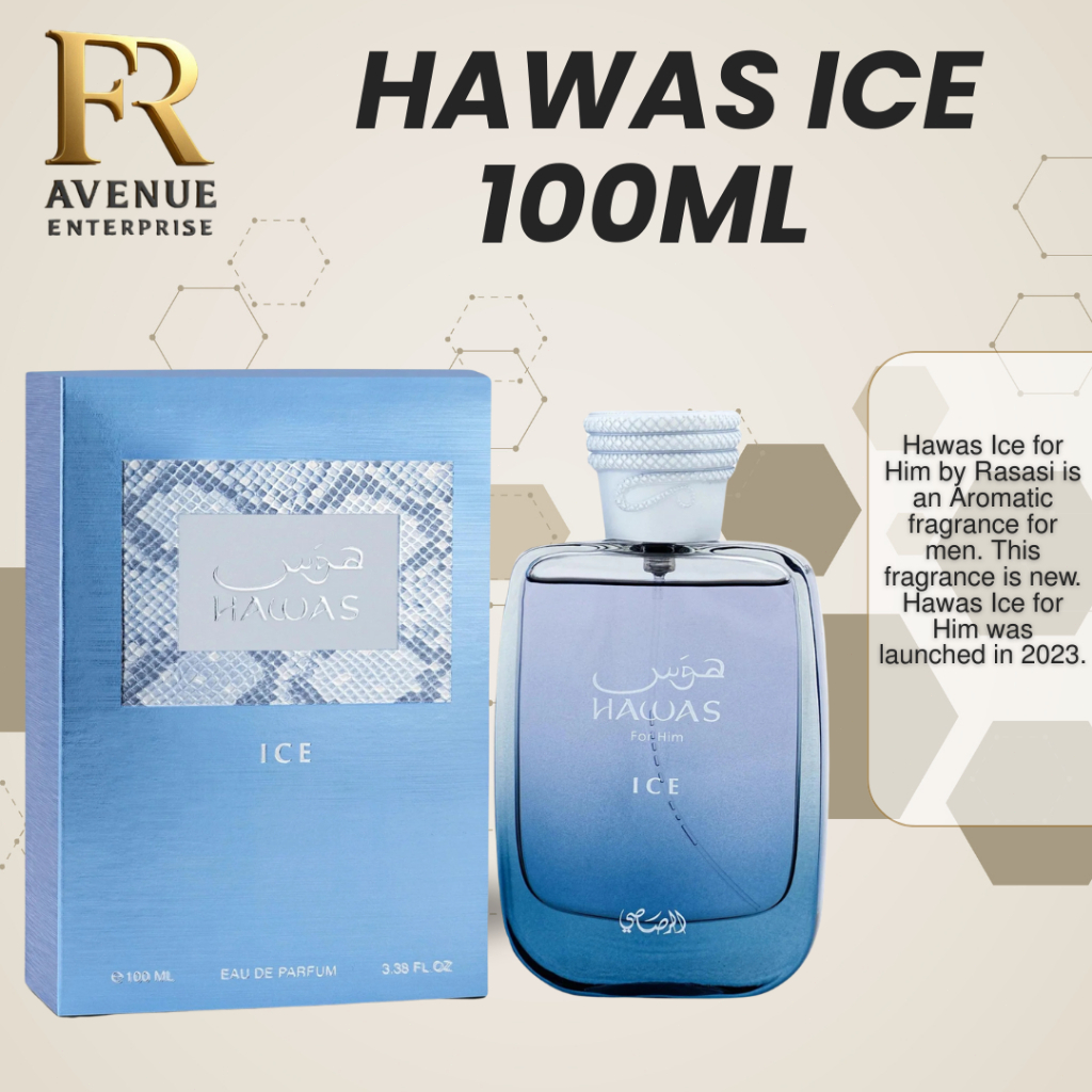 Rasai Ice/ Hawas Man/ Hawas ผู้หญิง edp 100ml romatic น้ําหอมน้ํา Rasai cologne fragexchange