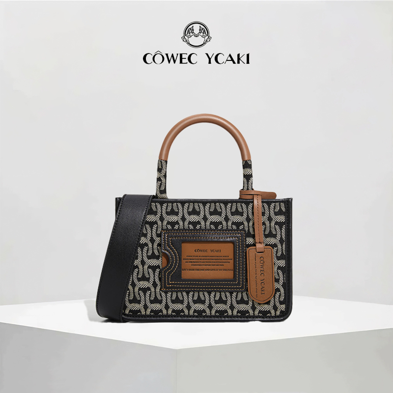 COWEC YCAKI กระเป๋าสะพายข้างผู้หญิง Tote Bag กระเป๋าสวยๆ มี 4 สีให้เลือก กระเป๋าถือ ถุงนี้มีสองประโยชน์