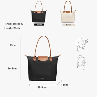 CORALDAISY 2025 รูปแบบใหม่ สง่างาม กระเป๋าโท้ต กระเป๋าสะพายซิป ความจุขนาดใหญ่ แล็ปท็อป กระเป๋าถือ