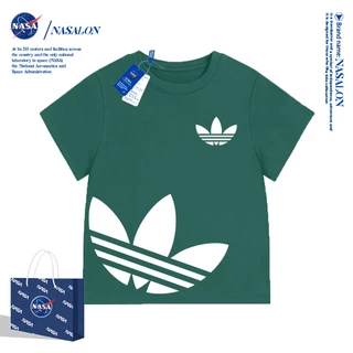 NASA เสื้อยืดเด็กแขนสั้น ผ้า cotton 100% เสื้อเด็กผู้ชาย ลายการ์ตูนแฟชั่น ระบายอากาศดี นุ่มสบาย ทรงหลวม