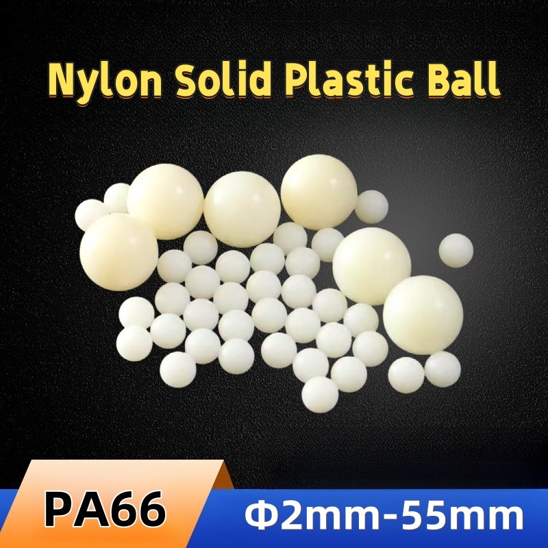 PA66 ไนลอน Solid Ball Polypropylene Precision Solid พลาสติก Ball พลาสติก Ball Seal Ball -50/100PCS