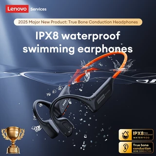 หูฟังการนํากระดูก Lenovo S106 และชุดหูฟังว่ายน้ํากันน้ํา IPX8 พร้อมหน่วยความจํา 32GB และ Bluetooth 6.0 plus