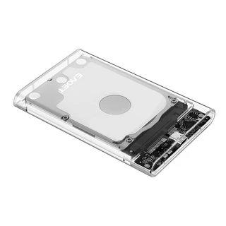 EAGET E11 2.5 นิ้ว SATA SSD และ HDD Enclosure แบบพกพาโปร่งใส (5Gbps)