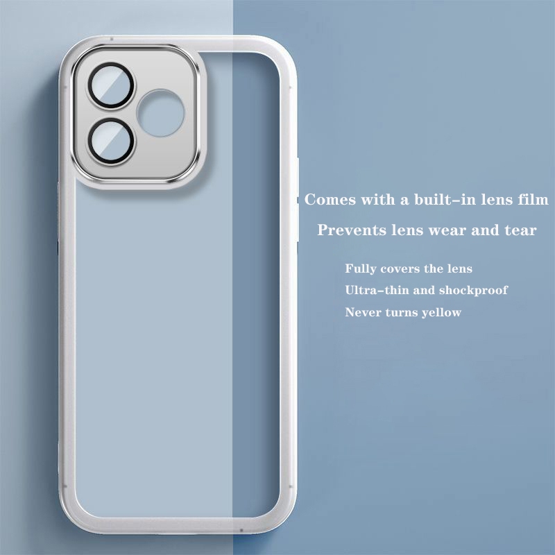 สําหรับ Honor X5 Plus X5B Plus X5C Plus เคสโทรศัพท์ครอบคลุมเลนส์หรูหราใสบางเฉียบและกันกระแทกสําหรับ 