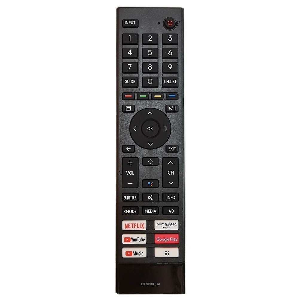 ใหม่เปลี่ยน ERF3K80H(2K) สําหรับ Hisense สมาร์ททีวี IR รีโมทคอนโทรล ERF3K80H (2K)