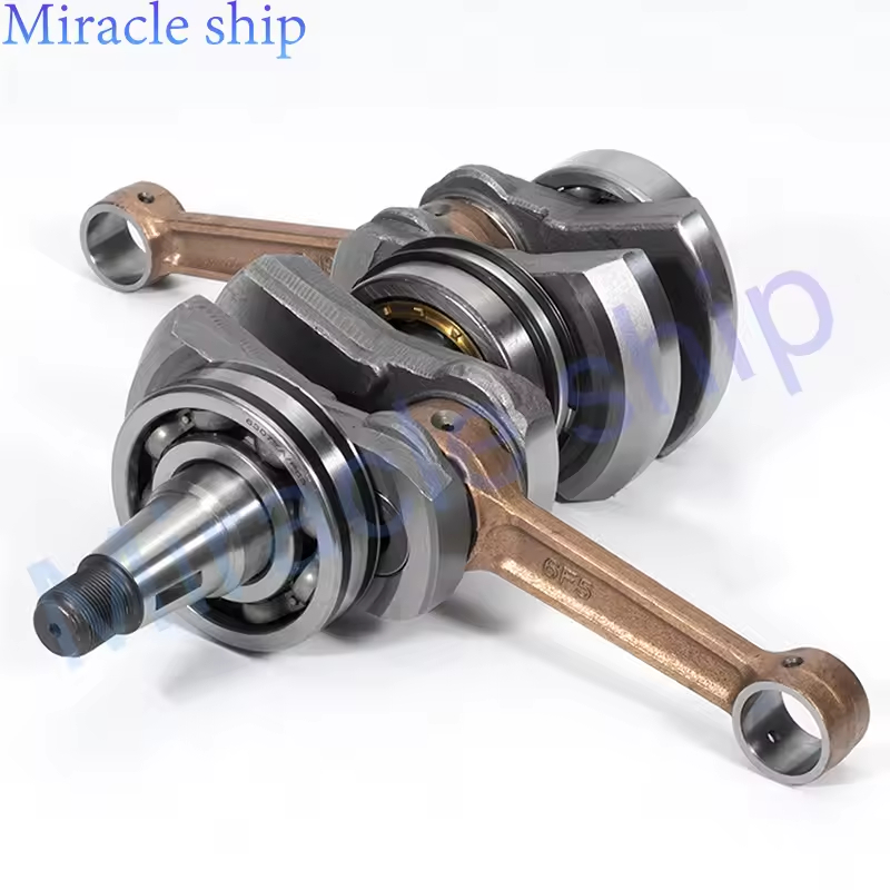 6F5-11400 เพลาข้อเหวี่ยง Assy สําหรับ Yamaha 40HP E40J E40G มอเตอร์นอก 2 จังหวะ 6F5-11400-00 6F6-114