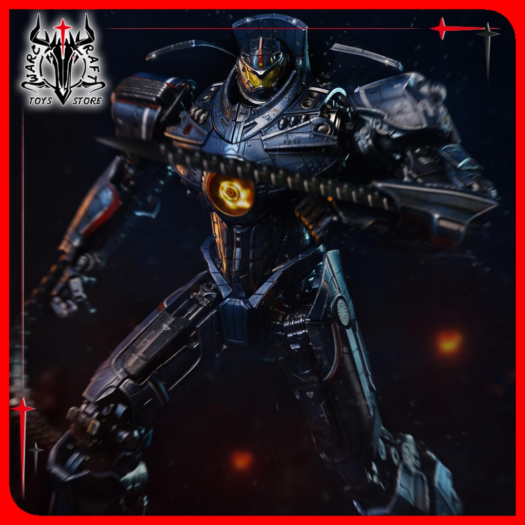 [ในสต็อก]Pacific Rim Gipsy Danger Jaeger Action Figure ของเล่นสะสม