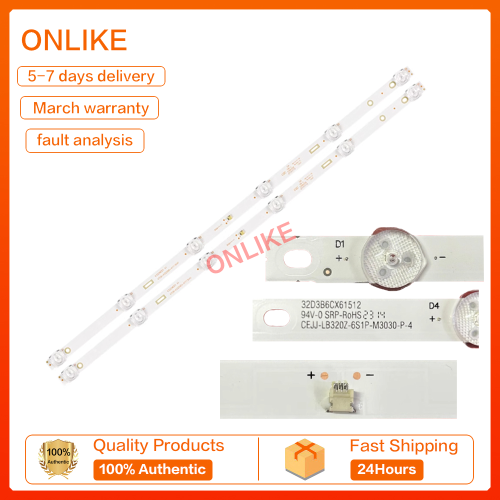 เหมาะสําหรับ Philips 32PHT5505 LED strip CEJJ-LB320Z-6S1P-M30-P-4 8-LCD TV 32PHT5505/68 PHILIPS 32 "