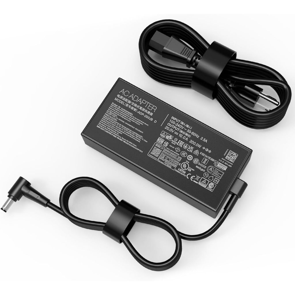 200W AC Charger ใช้งานร่วมกับ Asus Vivobook Pro 15 Q543 Q543M Q543MJ Q543MV Q533 Q533M Q533MJ Creato