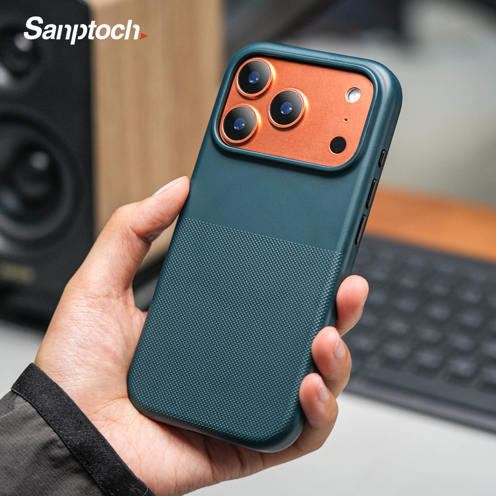 Sanptoch สําหรับแม่เหล็กอย่างเป็นทางการกันกระแทกเคสโทรศัพท์สําหรับ iPhone 17 16 Pro Max Matte Non-slip ป้องกันปกหลังสําหรับ iPhone 17 Air ปลอกที่เหมาะกับผิว