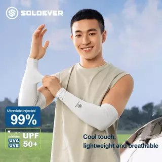 【TH Delivery】SOLOEVER ปลอกแขนกันแดด มาส์กป้องกันแสงแดด สไตล์ดึงลง พร้อมป้องกันแสงแดด UPF50 กันลม เหมาะสำหรับกิจกรรมกลางแจ้ง เหมาะสำหรับออกกำลังกายแ