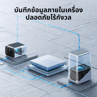 ANKER eufy S220 กล้องวงจรปิดกลางแจ้ง 2K Security Solocam พร้อม Motion Detection กันน้ําไร้สาย AI กล้องพลังงานแสงอาทิตย์พร้อม Night Vision-T8134