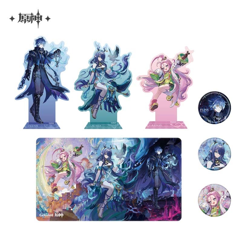 Sunsyea Genshin Impact สินค้าอย่างเป็นทางการ miHoYo เดิมแท้ Nod-Krai YYGT Series อะคริลิคป้าย Flins