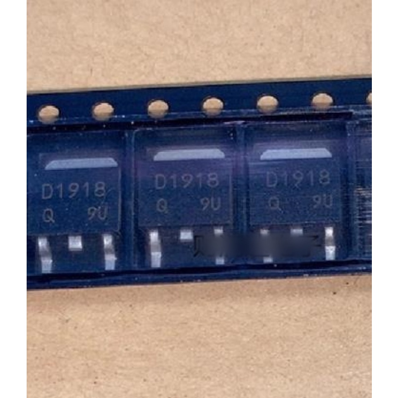 10PCS Original D1918 2SD1918 TO-252 SOP 160V 1.5A ทรานซิสเตอร์ไฟฟ้า