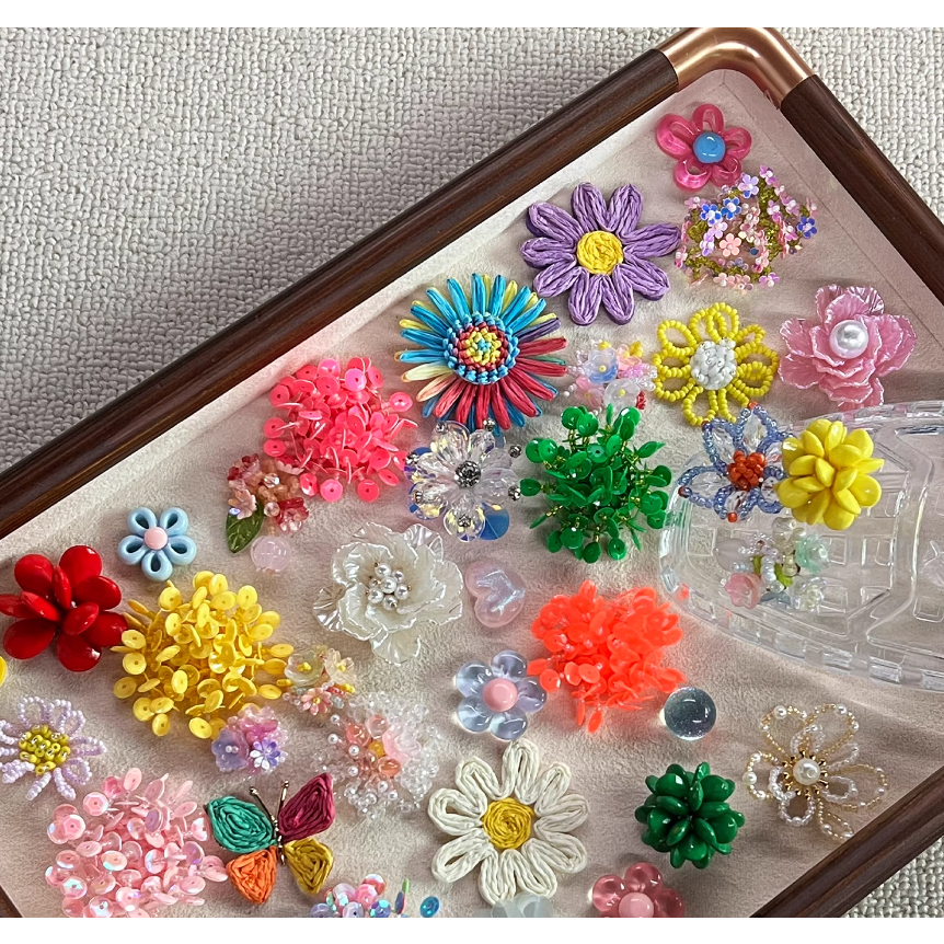 ​​🔥พู่จี้คริสตัลสำหรับรองเท้า พร้อมลูกปัดและคลิป เพิ่มความงามให้รองเท้าของคุณ