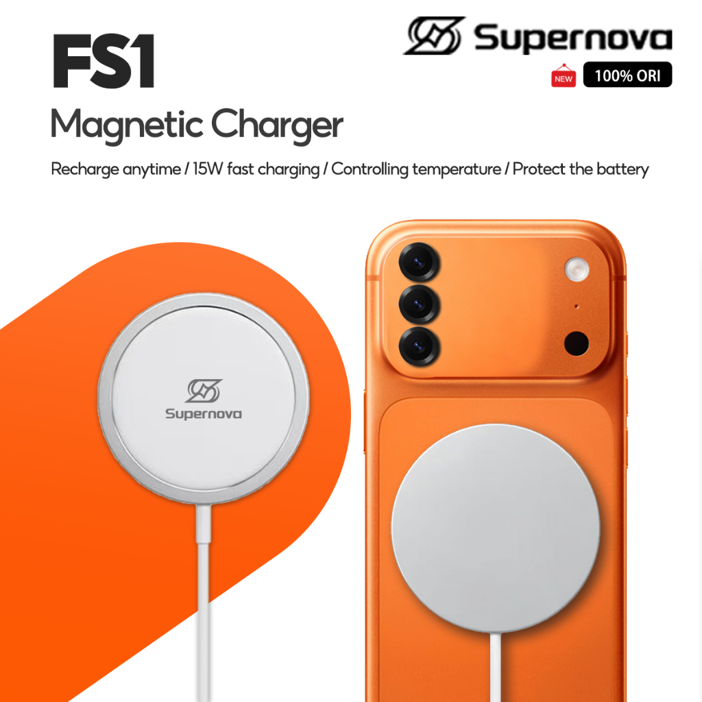 Supernova FS1 Wireless 15W Magnetic Fast Charger
