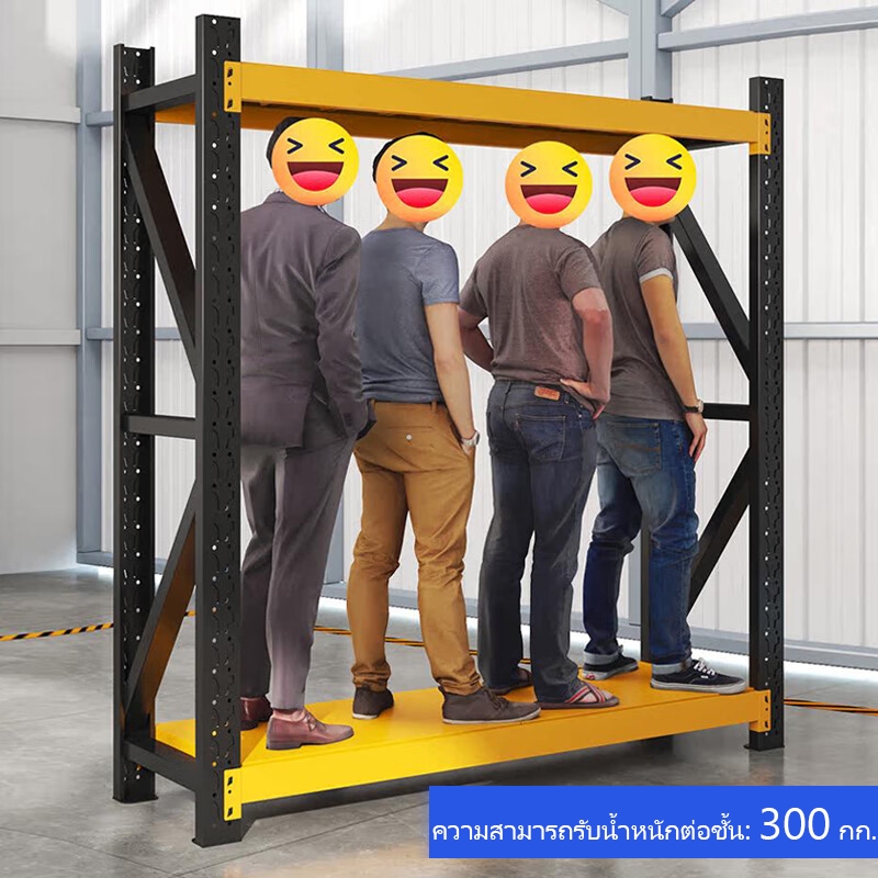 [2.2] ชั้นวางสินค้าคลัง ชั้นวางของ หนาพิเศษ ขนาด 200*60*200 ซม. รองรับน้ำหนักได้ 250 กิโลกรัม/ชั้น จัดส่งด่วน - รูปที่ 2