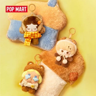 POP MART POP BEAN Fluffy & Cozy Series-Plush Pendant Blind Box Action Toys Figure Birthday Gift Kid Toy