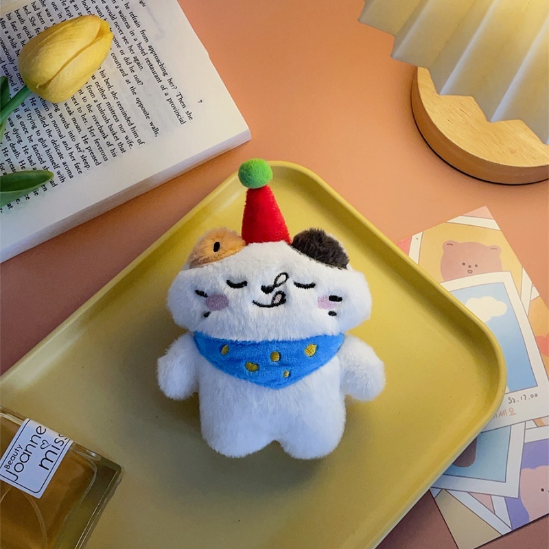 ตุ๊กตาการ์ตูนชุดนอนแมว พวงกุญแจนักเรียนและกระเป๋าเป้ พร้อมสินค้าของขวัญสำหรับคนพิเศษ - รูปที่ 4