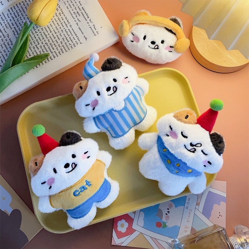 ตุ๊กตาการ์ตูนชุดนอนแมว พวงกุญแจนักเรียนและกระเป๋าเป้ พร้อมสินค้าของขวัญสำหรับคนพิเศษ