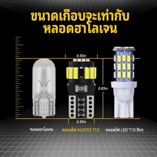 AUXITO 2PC T10 W5W LED Super Bright 168 194 หลอดไฟ LED Canbus ภายในรถสําหรับไฟที
