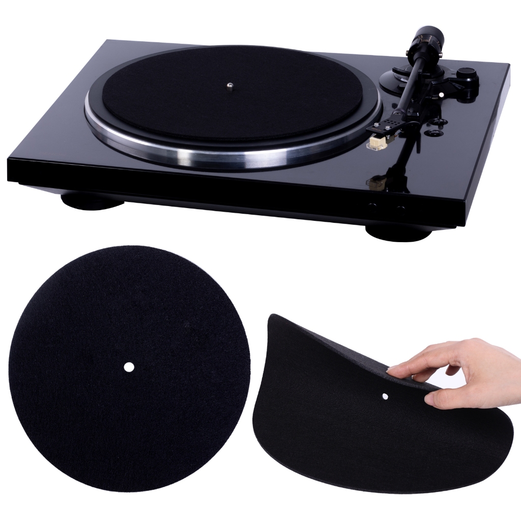 12 นิ้ว 10 นิ้ว 7 นิ้ว Anti-static Slipmat Felt แผ่นบันทึกสําหรับแผ่นเสียงแผ่นเสียงไวนิล