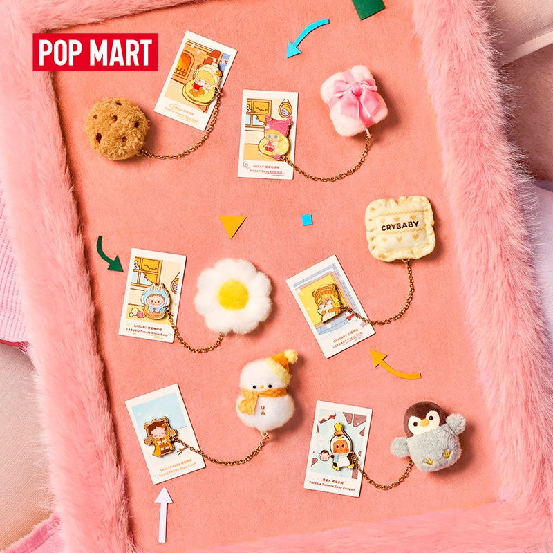 POP MART POP BEAN Fluffy & Cozy Series-Fridge Magnet Blind Box