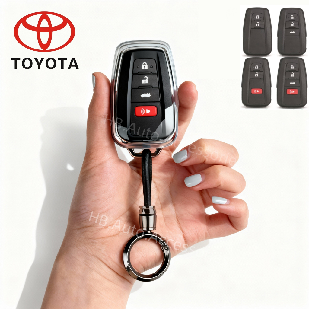 สําหรับ Toyota Prius Camry Corolla C-HR CHR RAV4 Prado Toyota Key Cover Toyota พวงกุญแจผู้ถือรถอุปกรณ์เสริม