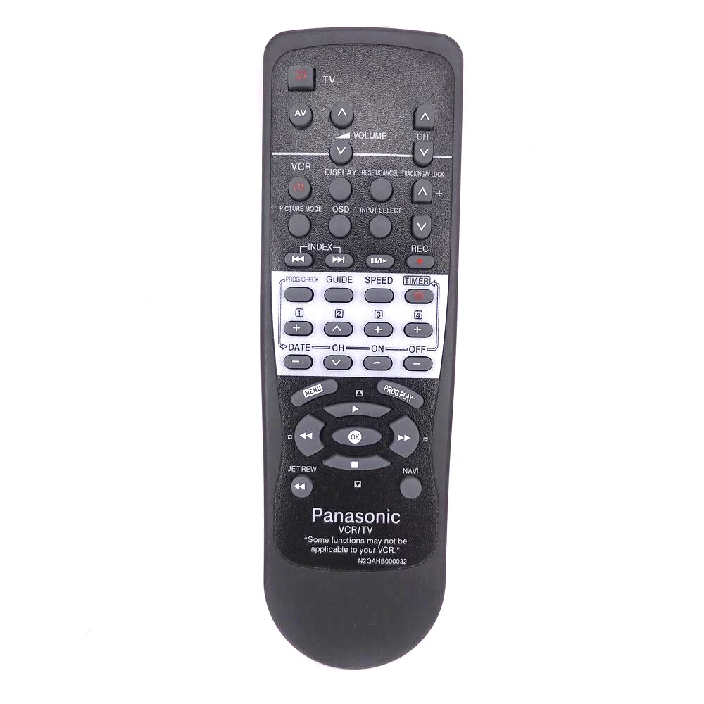 ใหม่สําหรับ PANASONIC VCR/TV Remote N2QAHB000032 สําหรับรีโมทคอนโทรล PANASONIC Universal TV VCR