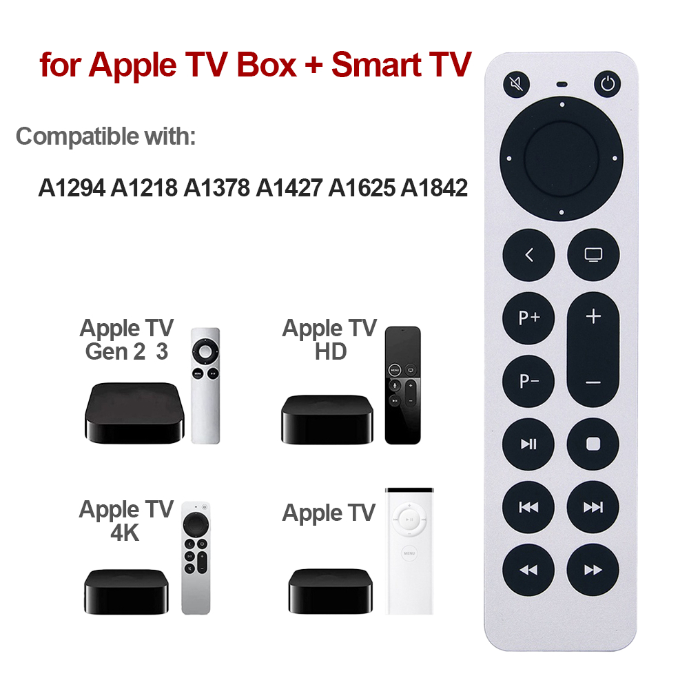NiLANK สำหรับ รีโมท Apple TV BOX / Smart TV รีโมทอเนกประสงค์ รุ่น A1625 A1427 A1469 A1378 A1218 A1842 A2169 Apple TV 4K